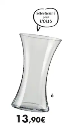 E.Leclerc Vase cintré en cristallin offre