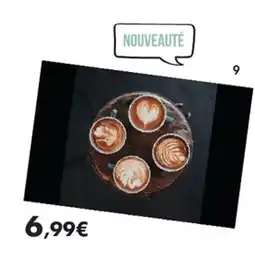 E.Leclerc Planche en verre décor tasse à café offre