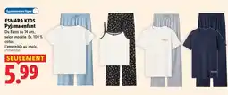 Lidl Esmara - pyjama enfant offre