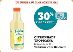 Hyper U Citronnade tropicana offre