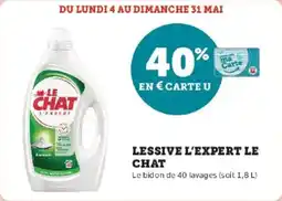 Hyper U Lessive l'expert le chat offre