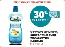 Hyper U Nettoyant multi-surfaces jasmin eucalyptus carolin offre