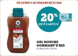 Hyper U Gel douche gommant u bio offre