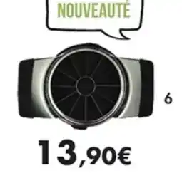 E.Leclerc Coupe pomme en inox avec support de protection offre