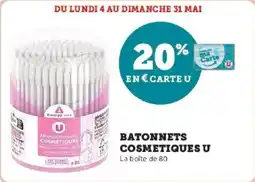 Hyper U Batonnets cosmetiques u offre