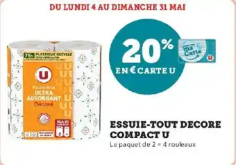 Essuie-tout decore compact u
