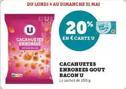 Hyper U Cacahuetes enrobees gout bacon u offre