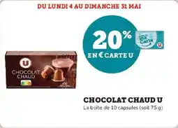 Hyper U Chocolat chaud u offre