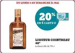 Hyper U Liqueur cointreau 40° offre