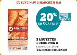 Hyper U Baguettes precuites u offre