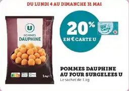 Hyper U Pommes dauphine au four surgelees u offre