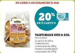 Hyper U Tartinade sud & sol offre
