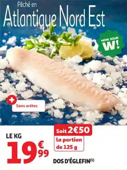 Auchan Supermarché Dos d'églefin offre