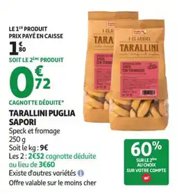Auchan Supermarché Tarallini puglia sapori offre