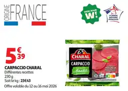 Auchan Supermarché Carpaccio charal offre