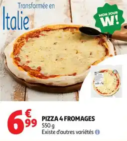 Auchan Supermarché Pizza 4 fromages offre