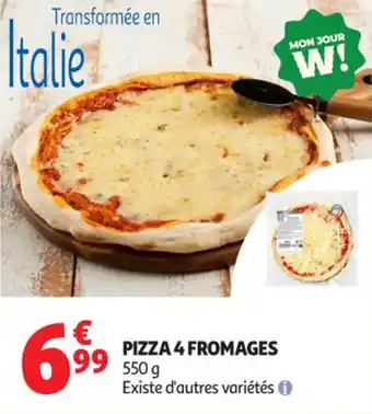 Auchan Supermarché Pizza 4 fromages offre