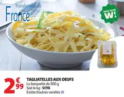 Auchan Supermarché Tagliatelles aux oeufs offre