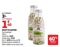 Auchan Supermarché Risotto sapori offre