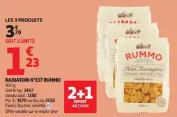 Auchan Supermarché Radiatori nº137 rummo offre