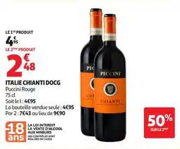 Auchan Supermarché Italie chianti docg offre