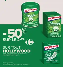 Carrefour Contact Sur tout hollywood offre