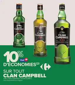 Carrefour Contact Sur tout clan campbell offre
