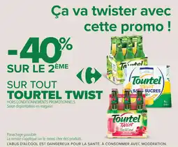 Carrefour Contact Sur tout tourtel twist offre