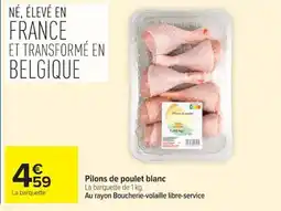 Carrefour Market Pilons de poulet blanc offre