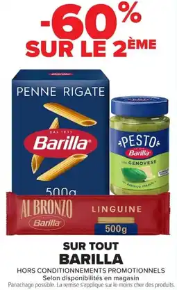 Carrefour Market Sur tout barilla offre