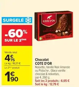 Carrefour Market Chocolat cote d'or offre