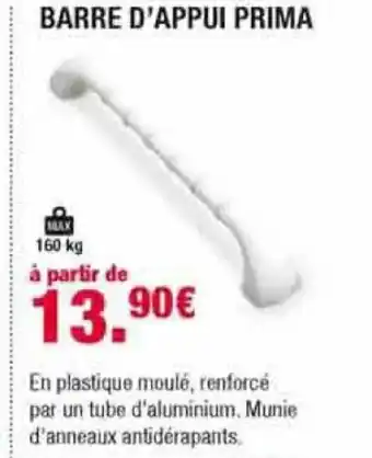 G20 Barre d'Appui Prima offre