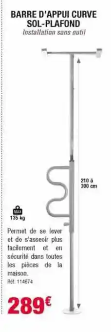 Barre d'Appui Curve