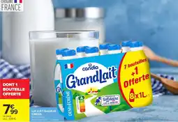 Carrefour Market Lait u.h.t grand lait candia offre