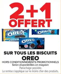 Carrefour Market Sur tous les biscuits oreo offre