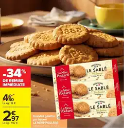 Carrefour Market Grandes galettes pur beurre la mere poulard offre