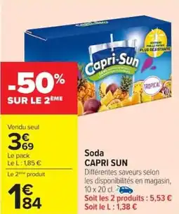 Carrefour Market Soda capri sun offre