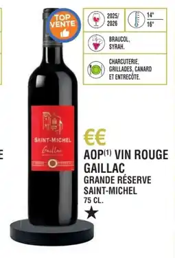 E.Leclerc Aop vin rouge gaillac grande réserve saint-michel offre