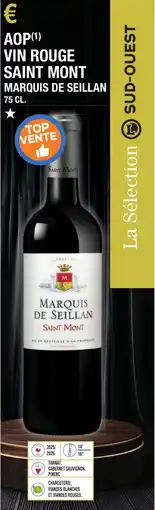E.Leclerc Aop vin rouge saint mont marquis de seillan offre