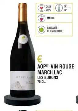 E.Leclerc Aop vin rouge marcillac les burons offre
