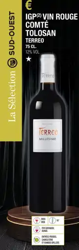 E.Leclerc Igp vin rouge comté tolosan terreo offre