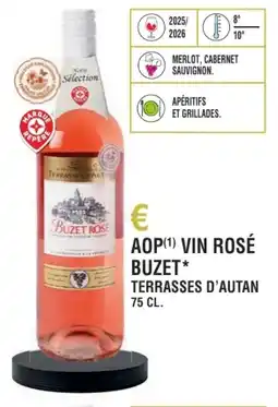 E.Leclerc Aop vin rosé buzet terrasses d'autan offre