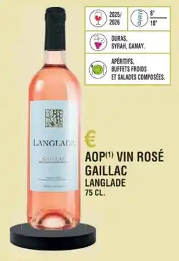 E.Leclerc Aop vin rosé gaillac langlade offre