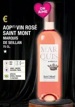 E.Leclerc Aop vin rosé saint mont marquis de seillan offre