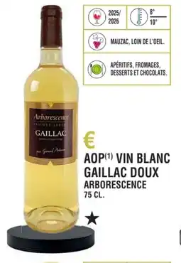 E.Leclerc Aop vin blanc gaillac doux arborescence offre