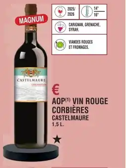 E.Leclerc Aop vin rouge corbières castelmaure offre