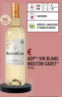 E.Leclerc Aop vin blanc mouton cadet offre