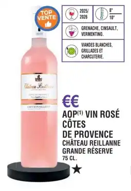 E.Leclerc Aop vin rosé côtes de provence château reillanne grande réserve offre