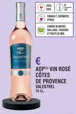 E.Leclerc Aop vin rosé côtes de provence valestrel offre