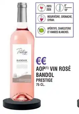 E.Leclerc Aop vin rosé bandol prestige offre